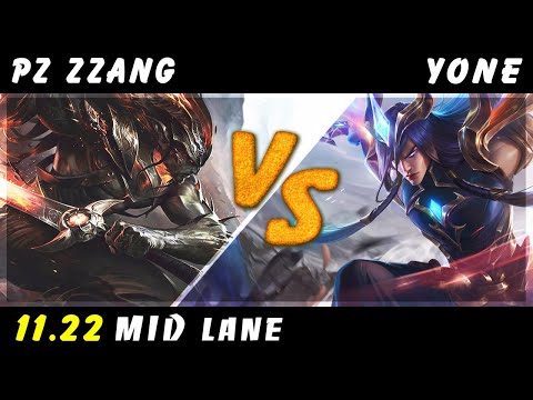 Pz Zzang - Yasuo vs Yone MID Patch 11.22 - Yasuo Gameplay