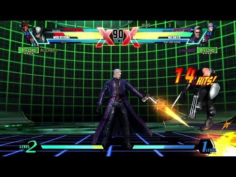 UMVC3 (PS4) Rage Quit in Ranked -  RiiCHBoii Vs. Ramencafe