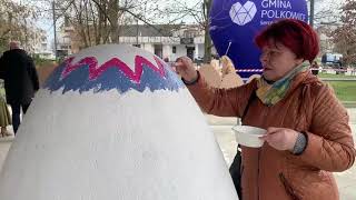Wideo: Ogromne jajo podczas Wielkanocnej Przygody w Polkowicach