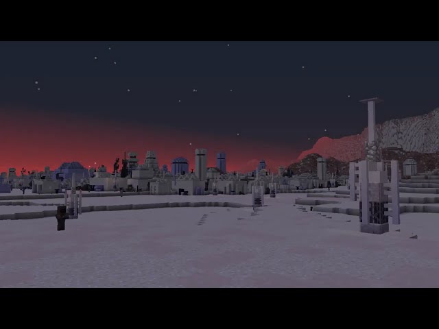 A Minecraft builder is recreating the entire Star Wars galaxy planet by planet
