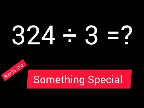 324 geteilt durch 3 || 324 ÷ 3 || Wie teilt man 324 durch 3 Schritt für Schritt? || Schriftliche ...