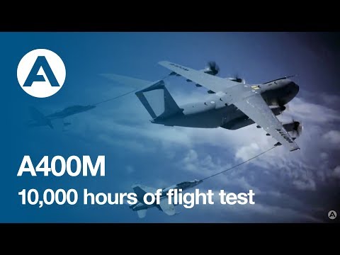 10,000 hours of A400M flight test at Airbus