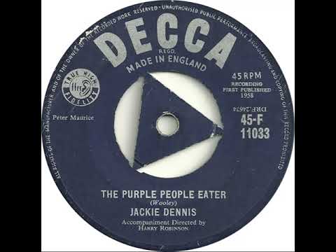 UK New Entry 1958 (99) Jackie Dennis - The Purple People Eater