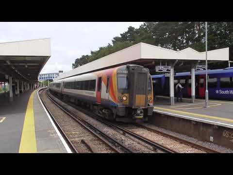 South Western Railway Class 444 034 Departure Brockenhurst for Weymouth