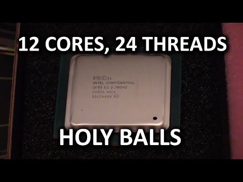 Intel Xeon E5-2697 v2 - Test and Slight Overclock Vlog