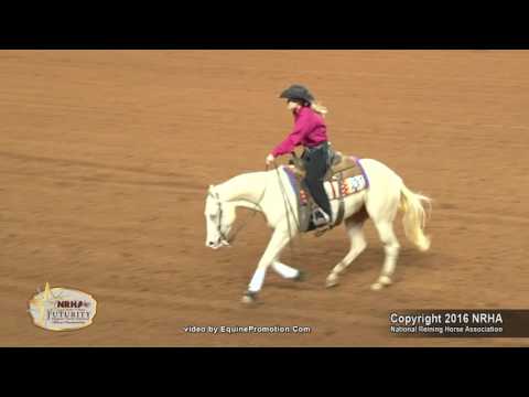SJR Karinas Lil Step ridden by Abby Lengel  - 2016 NRHA Futurity (Open, Second Go)