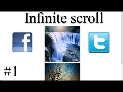 # 1 How to create an Infinite Scroll | PHP/jQuery/Ajax