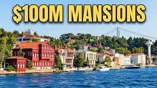 4K Bosphorus Cruise Istanbul 🇹🇷 Inside the World's Most Expensive Waterfront Man