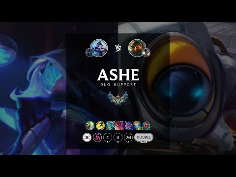 Ashe Support vs Nautilus - KR Challenger Patch 12.16