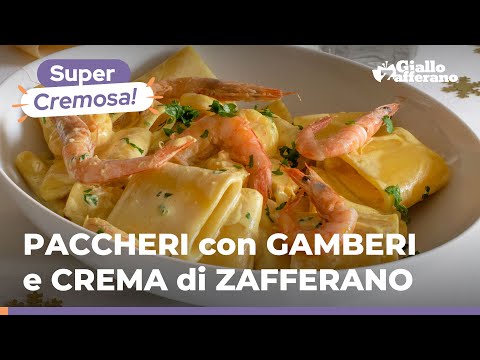 PASTA con GAMBERI e CREMA allo ZAFFERANO, un primo cremoso e saporito, dallโaccoppiata perfetta! ๐๐ฆ๐