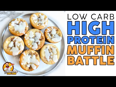 HIGH PROTEIN Muffin Battle 🧁 The BEST Low Carb PROTEIN MUFFINS Recipe?