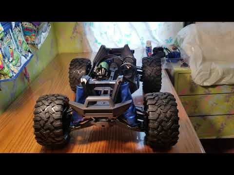 Traxxas maxx 4s battery straps mod