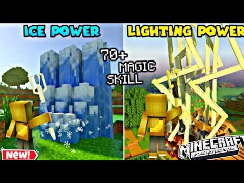 Most op magical wands in Minecraft Pocket edition || magic madness wands ||
