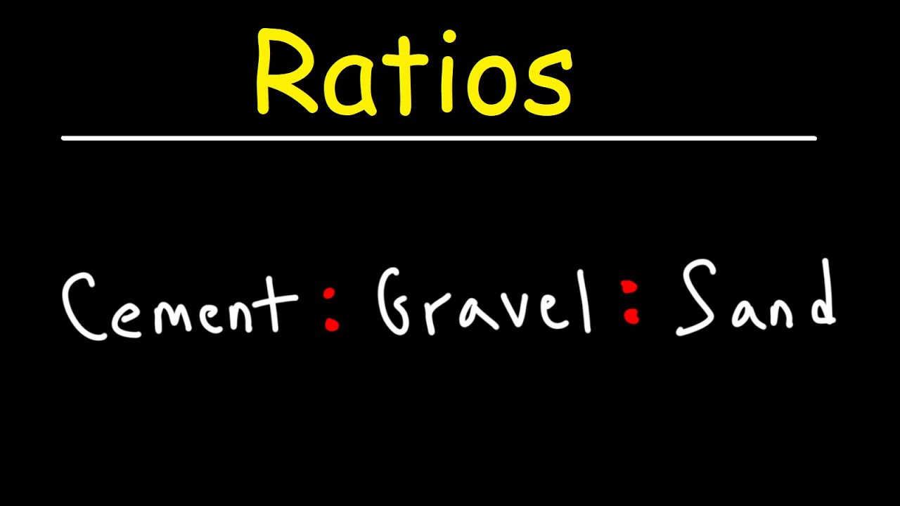 The Ratio of Cement, Gravel, and Sand - GED Math Word Problem