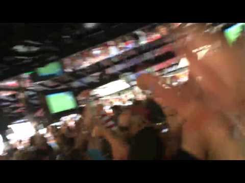 Celebration at hooligans after 2nd goal