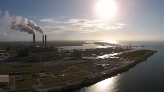 preview picture of video 'Big Bend Power Station | DJI Phantom 2 Vision PLUS (P2V+)'