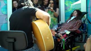 Richie Kotzen sings to Jason Becker 7/24/10 Jason's birthday party.