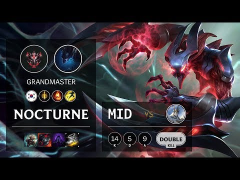 Nocturne Mid vs Galio - KR Grandmaster Patch 10.8
