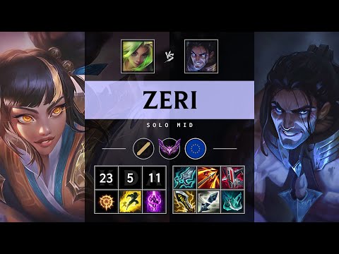 Zeri Mid vs Sylas: Legendary - EUW Master Patch 14.17