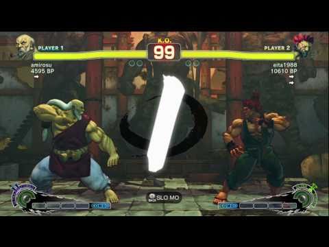 Eita [Akuma] vs amirosu [Gouken] SSF4 Japanese Online Ranked Matches - TRUE-HD