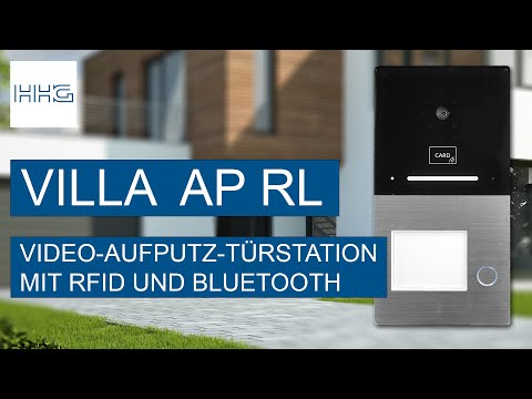 Produktvorstellung VILLA AP RL - Aufputz-Türstation mit Bluetooth und RF ID / HHG GmbH