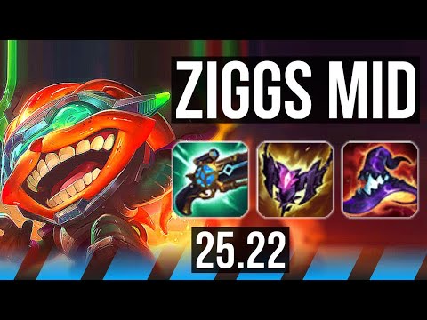 ZIGGS vs ORIANNA (MID) | EUW Diamond | 25.22