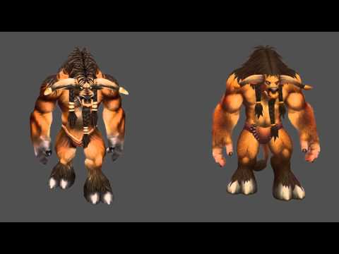 WoW new tauren model (Warlords of Draenor)