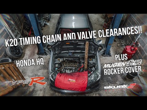 Timing Chain, Valve Clearances And MUGEN Rocker Cover For My Civic Type R EP3 at Honda HQ!!