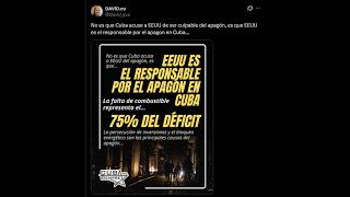 APAGONES EN CUBA: el 75% debidos al bloqueo petrolero de EE. UU.