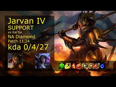 Rank 5 NA Jarvan IV: Support vs Kai'Sa