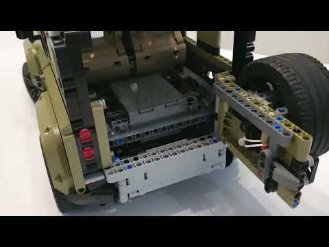 Motorised Lego Defender v3 - battery replacement