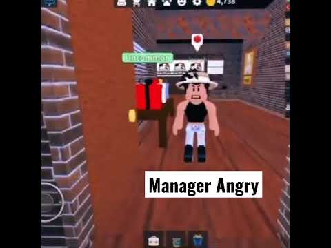 The Angry Manager (Roblox Work At A Pizza Place)