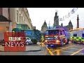 Glasgow crash: First video of the scene - YouTube