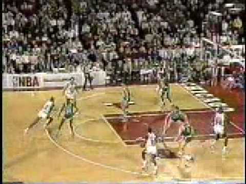 Michael Jordan-almost QUADRUPLE DOUBLE (42 pts/9 rbs/11 asts/9 stls) vs Celtics 1989