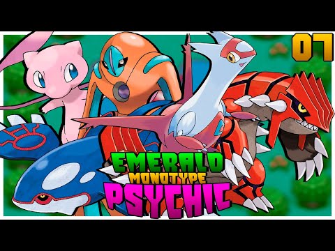 Capturando Todos Lendários! - Pokémon Emerald Monotype Psychic #07 (GBA)