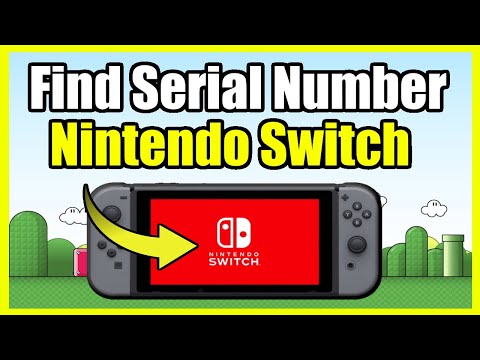 How to FIND Nintendo Switch Serial Number to FIND Switch Model (New or Old)