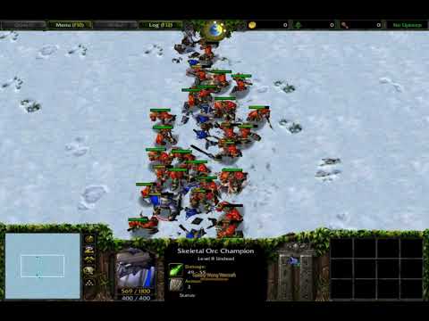 (Comment Request) 16 Skeletal Orc Champion vs 33 Fel Orc Grunt (100 Food) Fully Upgrade 1080p