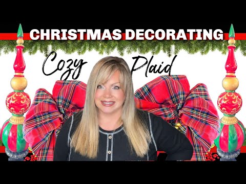 I DID SOME EXPERIMENTING WITH MY CHRISTMAS DECORATING AND I LOVE IT!!