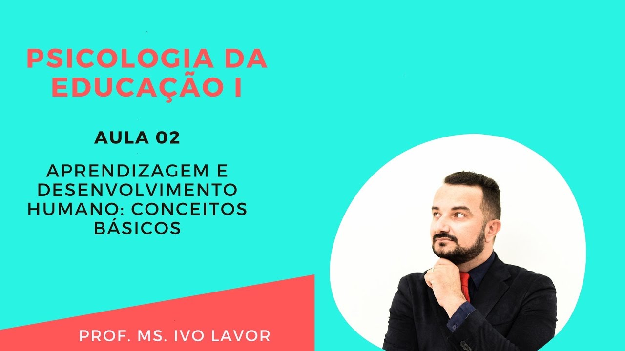 PSICOLOGIA DA EDUCAÇÃO I AULA 01 APRENDIZAGEM E DESENVOLVIMENTO HUMANO: CONCEITOS BÁSICOS