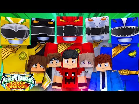Minecraft: GANHEI PODERES - POWER RANGERS FORÇA ANIMAL Ep.01 ‹‹ P3DRU ››