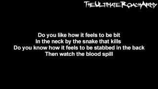 Papa Roach - Snakes [EP Version] {Lyrics on screen} HD
