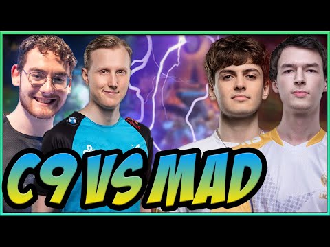 C9 vs MAD BOT LANE FT. KREPO - MSI BOOTCAMP WATCHING THE PROS - CAEDREL