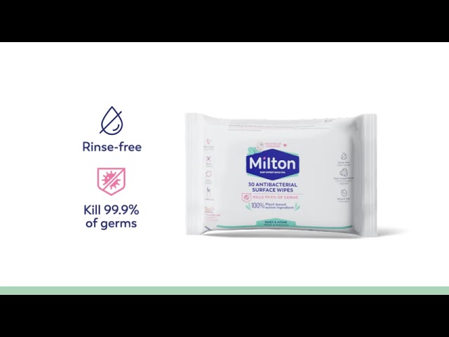 Milton Antibacterial Surface Wipes x30 Baby Superdrug