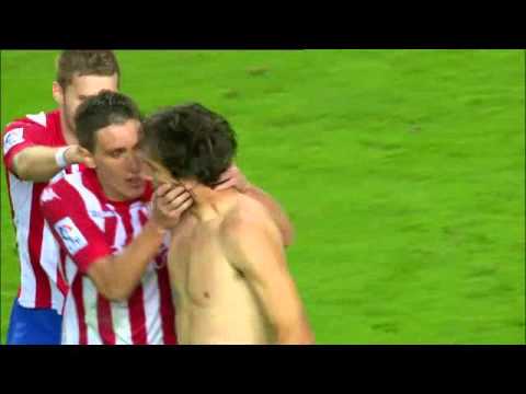 Gol Lekic: Jª13 Sporting - CE Sabadell (narración Luis Eduardo García)