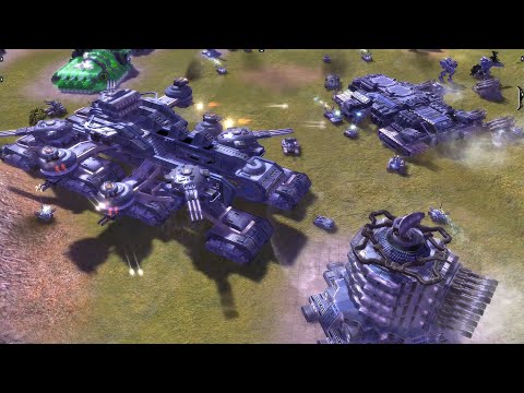 Aeon vs UEF - M28 AI vs M28 AI - Supreme Commander Forged Alliance
