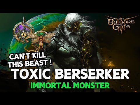 INSANE UNKILLABLE TOXIC BERSERKER! Patch 8 Hexblade/Swarmkeeper BUILD in Baldur's Gate 3/ #bg3
