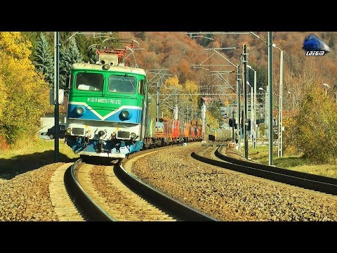 LE5100 KW 40-0272-7 & Marfar Unicom Tranzit Freight Train in Gara Bușteni Station - 24 October 2019