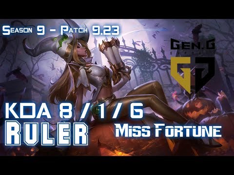 Gen Ruler MISS FORTUNE vs SIVIR ADC - Patch 9.23 KR Ranked