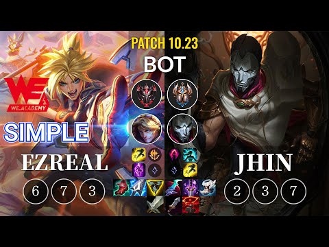 WEA Simple Ezreal vs Jhin Bot - KR Patch 10.23