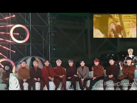 161119 Funny EXO Chanyeol Being Surprised in MMA2016 😂